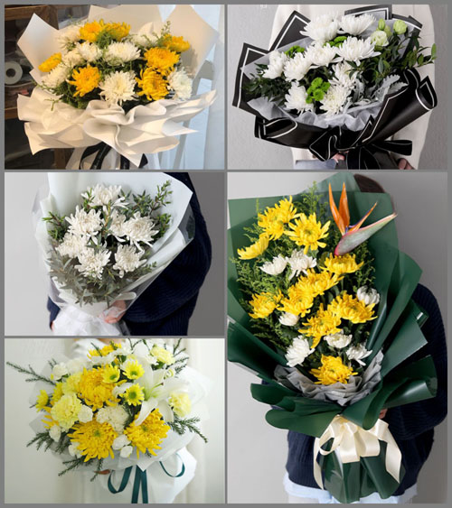 广东广州市增城区中新镇里汾村白事花束代送